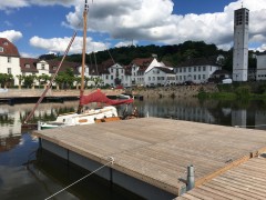 BadKarlshafen Hafenbecken Sommer k